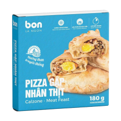 Pizza gập Bon nhân thịt 180g chính hãng