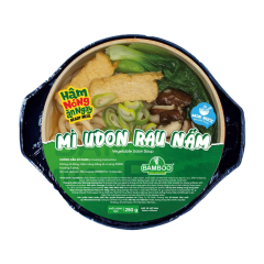 Mì udon rau nấm Bamboo 250g chính hãng