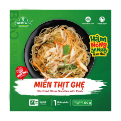 Miến thịt ghẹ Bamboo 190g chính hãng
