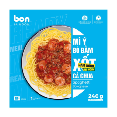Mì Ý bò bằm xốt cà chua Bamboo 240g chính hãng