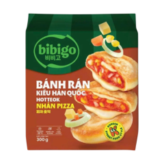 Bánh Hottoek Bibigo nhân pizza 300g chính hãng