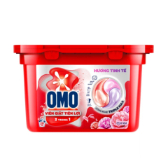 Viên giặt Omo Matic hương tinh tế hộp 20 viên - 210g chính hãng