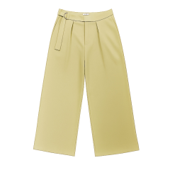 Quần tây nữ ống xuông màu be size L chính hãng