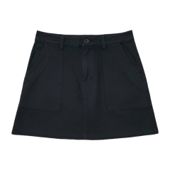 Váy nữ kaki kiểu ngắn màu đen size S chính hãng