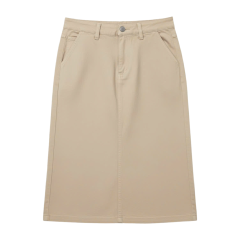 Váy kaki kiểu dài Thy Thy màu be size L chính hãng