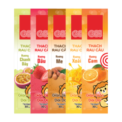 Thạch rau câu GO! hương trái cây 500g chính hãng