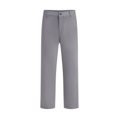 Quần dài kaki nam ống suông màu ghi size 32 chính hãng