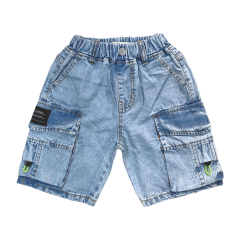 Quần jean lửng bé trai Kata túi hộp xanh size 10 chính hãng