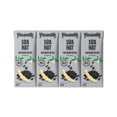 Lô 4 sữa hạt đậu nành mè đen Vinamilk 180ml chính hãng | Siêu Thị GO!– Thực phẩm giá tốt