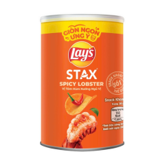 Snack khoai tây Lay's Stax vị tôm hùm hương ngũ vị 40g chính hãng