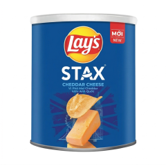 Snack khoai tây Lay's Stax vị phô mai kiểu Anh Quốc 40g chính hãng