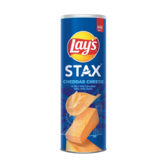 Snack khoai tây Lay's Stax vị phô mai kiểu Anh Quốc 90g chính hãng