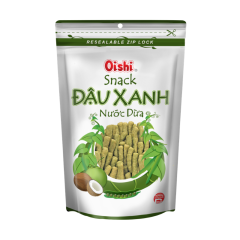 Snack Oishi đậu xanh nước dừa 65g chính hãng
