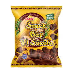 Snack Oishi bắp vị socola 68g chính hãng