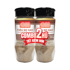 Lô 2 hũ tiêu sọ xay GO! 50g chính hãng | Siêu Thị GO!– Thực phẩm giá tốt