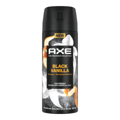 Xịt khử mùi nước hoa toàn thân AXE Black Vanilla 135ml chính hãng