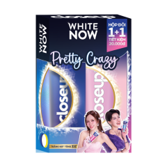 Lô 2 kem đánh răng Closeup White Now Pertty Cragy 100g chính hãng