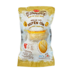 Bánh mì tươi nguyên cám O'smiles 210g chính hãng
