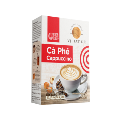 Cà phê cappuccino GO! vị hạt dẻ hộp 12 gói x 18g chính hãng