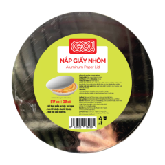 Lô 20 nắp nhôm tròn GO! 17cm chính hãng
