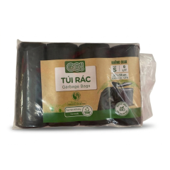 Lô 4 túi đen đựng rác GO! 50x55cm 1.25kg chính hãng