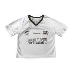 Áo thun tay ngắn bé gái Yuha Dreamy màu kem size 8 chính hãng