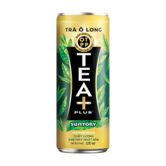 Trà Olong Tea Plus lon 320ml chính hãng