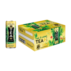 Thùng 24 trà Olong Tea Plus lon 320ml chính hãng