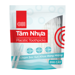 Tăm nhựa GO! 120 cây chính hãng