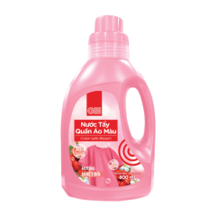 Nước tẩy quần áo màu GO! hương nhiệt đới 800ml chính hãng