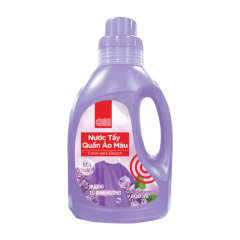 Nước tẩy quần áo màu GO! tử đinh hương 800ml chính hãng