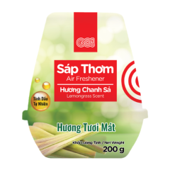 Sáp thơm GO! hương sả 200g chính hãng