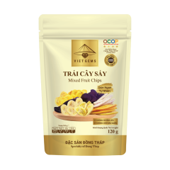 Trái cây sấy Viet Gems gói 120g chính hãng