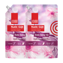 Lô 2 nước giặt matic dưỡng vải GO! 800g + Hàng tặng chính hãng