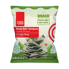 Rong biển tempura GO! vị truyền thống 25g chính hãng