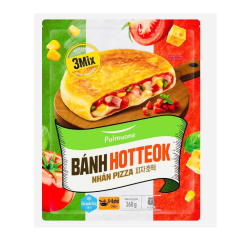 Bánh hotteok Pulmuone nhân pizza 360g chính hãng