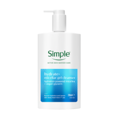 Sữa rửa mặt Simple Hydrate+ cho da khô cần cấp ẩm 240ml chính hãng