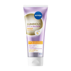 Sữa rửa mặt Nivea Luminous Skin Glow Whip 100g chính hãng