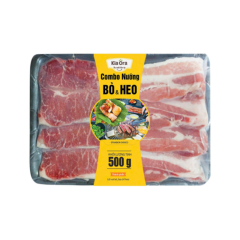 Combo nướng thịt bò và heo Kia Ora 500g chính hãng