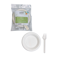 Combo dĩa 15cm và nĩa bã mía Spriing chính hãng