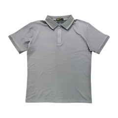 Áo polo nam Meje cổ sơ mi poly màu xám size M chính hãng