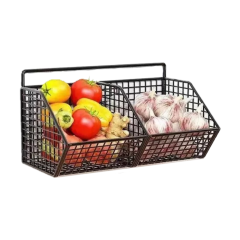 Kệ sắt treo đa dụng 2 ngăn K1489 chính hãng