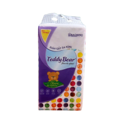 Khăn rút đáy Teddy Bear Newsoftwave  4 lớp 900 tờ chính hãng