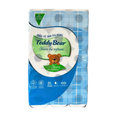 Giấy vệ sinh Teddy Bear Eco Green 15 cuộn chính hãng