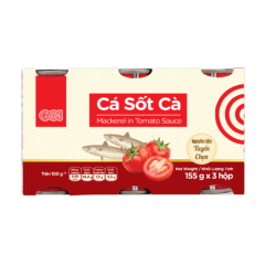 Lốc 3 cá sốt cà GO! 155g chính hãng | Siêu Thị GO!– Thực phẩm giá tốt