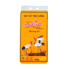 Khăn giấy rút Silkwell 350 tờ 2 lớp chính hãng