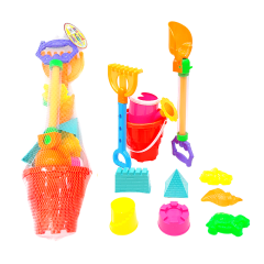 Đồ chơi xô đi biển có cây thụt nước Hoàng Thu HT7661 chính hãng