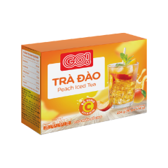 Trà đào GO! 16 gói x 14g chính hãng