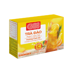 Trà đào cam sả GO! 10 gói x 12g chính hãng