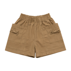 Quần short kaki bé gái Winmaxx G51 túi đôi nâu size 4 chính hãng